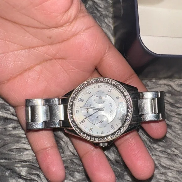 Fossil Accessories Silver Fossil Watch Poshmark